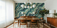 Sapphire Agate Mural by HappyWall