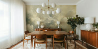 Heavenly Sky Aesthetic Vintage Clouds Mural by HappyWall