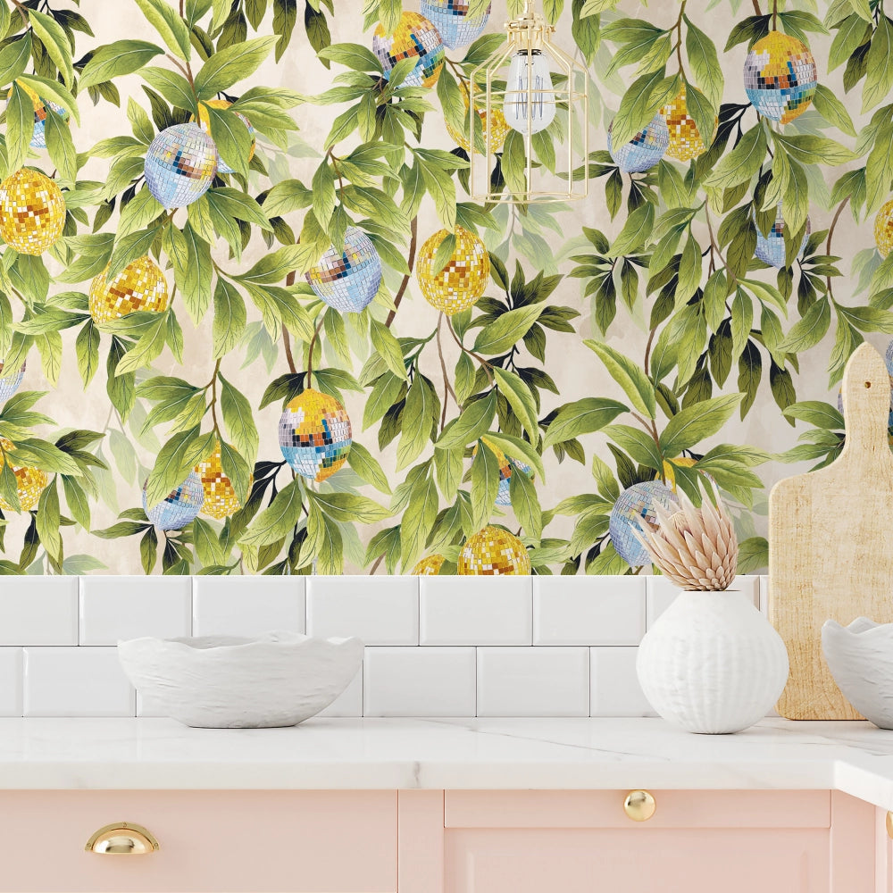 Disco Lemons Wallpaper by Brand McKenzie