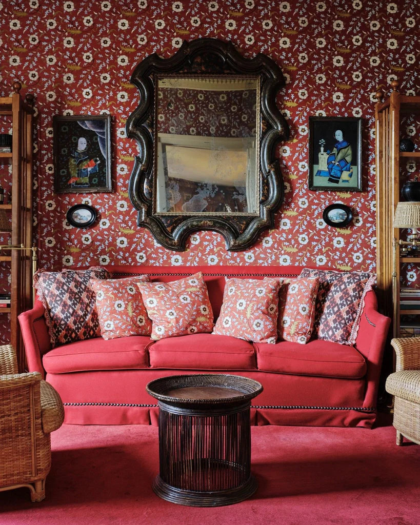 Floralia Sisal Wallpaper by Schumacher