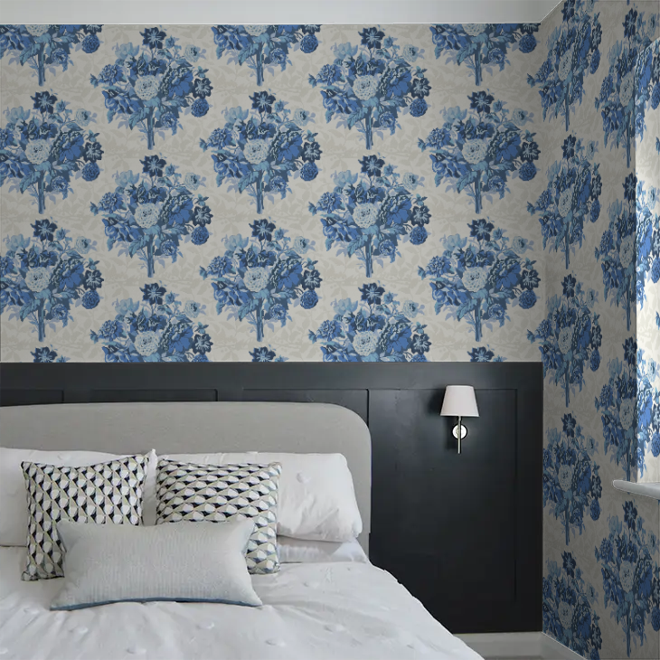 Dahlia Bunch Wallpaper by Harlequin