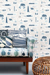 Dungeness Wallpaper by Mini Moderns