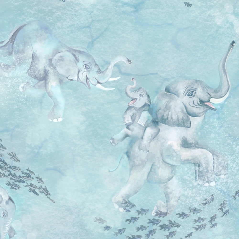Elephant Breaststroke Wallpaper by Brand McKenzie