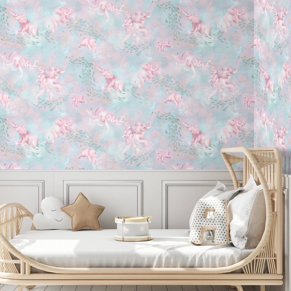 Elephant Breaststroke Wallpaper by Brand McKenzie