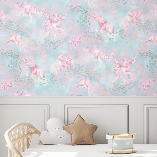 Elephant Breaststroke Wallpaper by Brand McKenzie