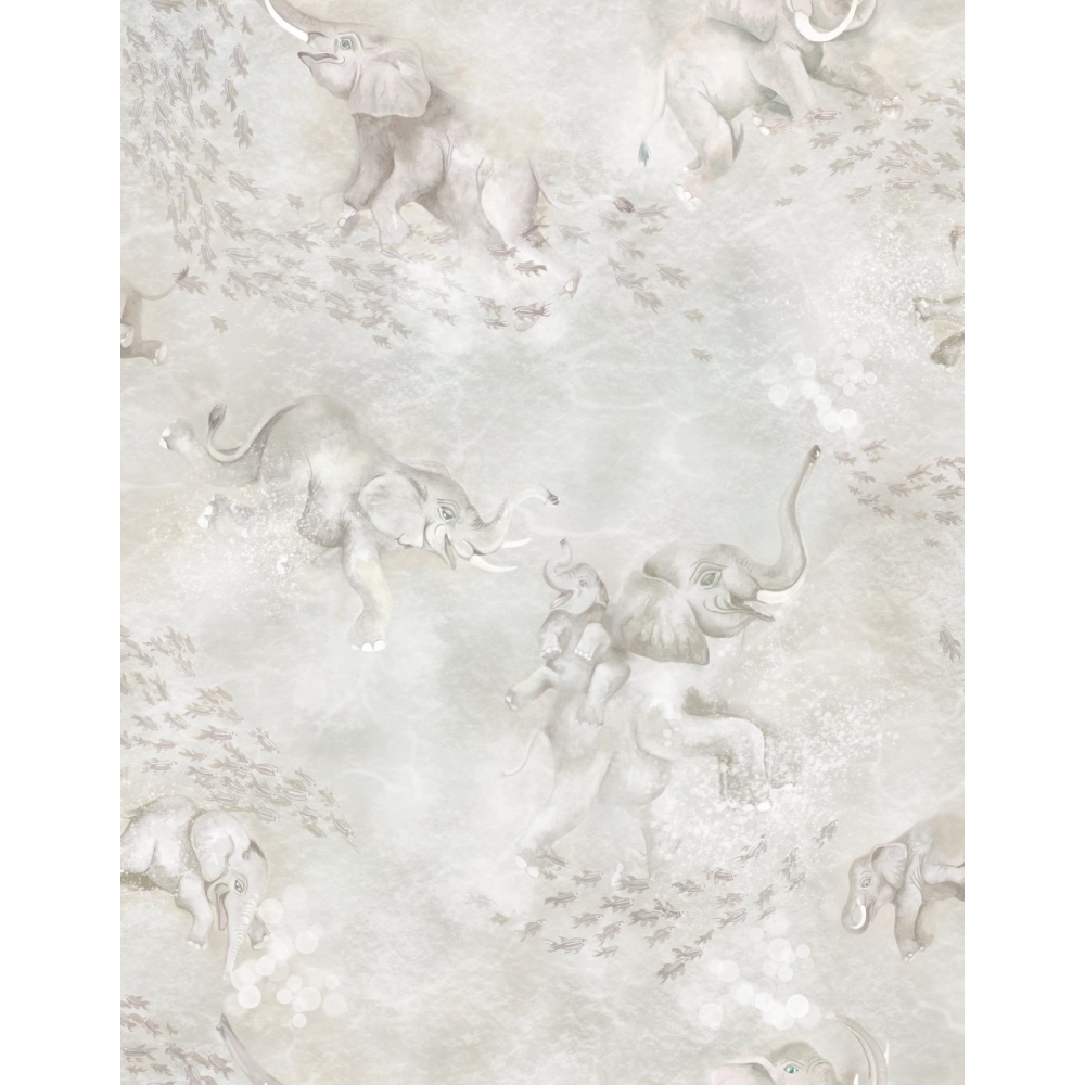 Elephant Breaststroke Wallpaper by Brand McKenzie