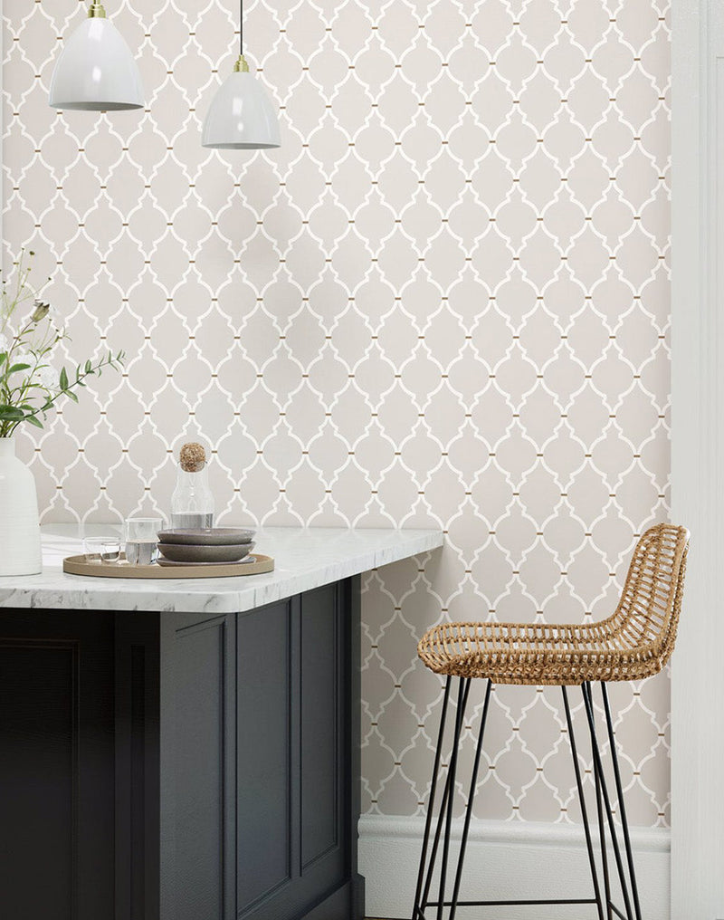 Empire Trellis Wallpaper by Sanderson