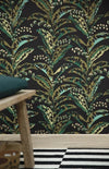 Escapade Large Leaf Wallpaper by Caselio
