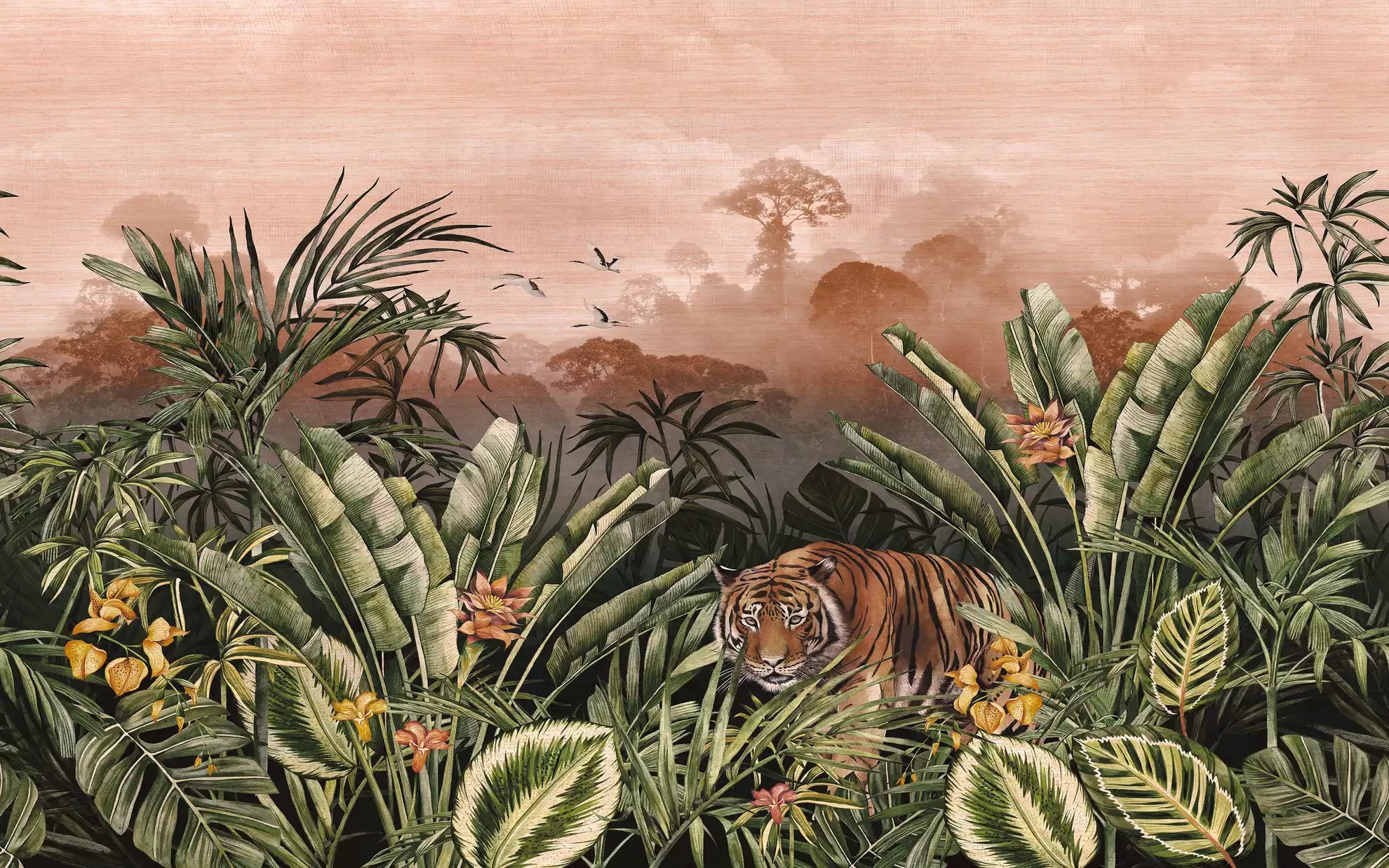 Silk Road Garden Wallpanel by Arte