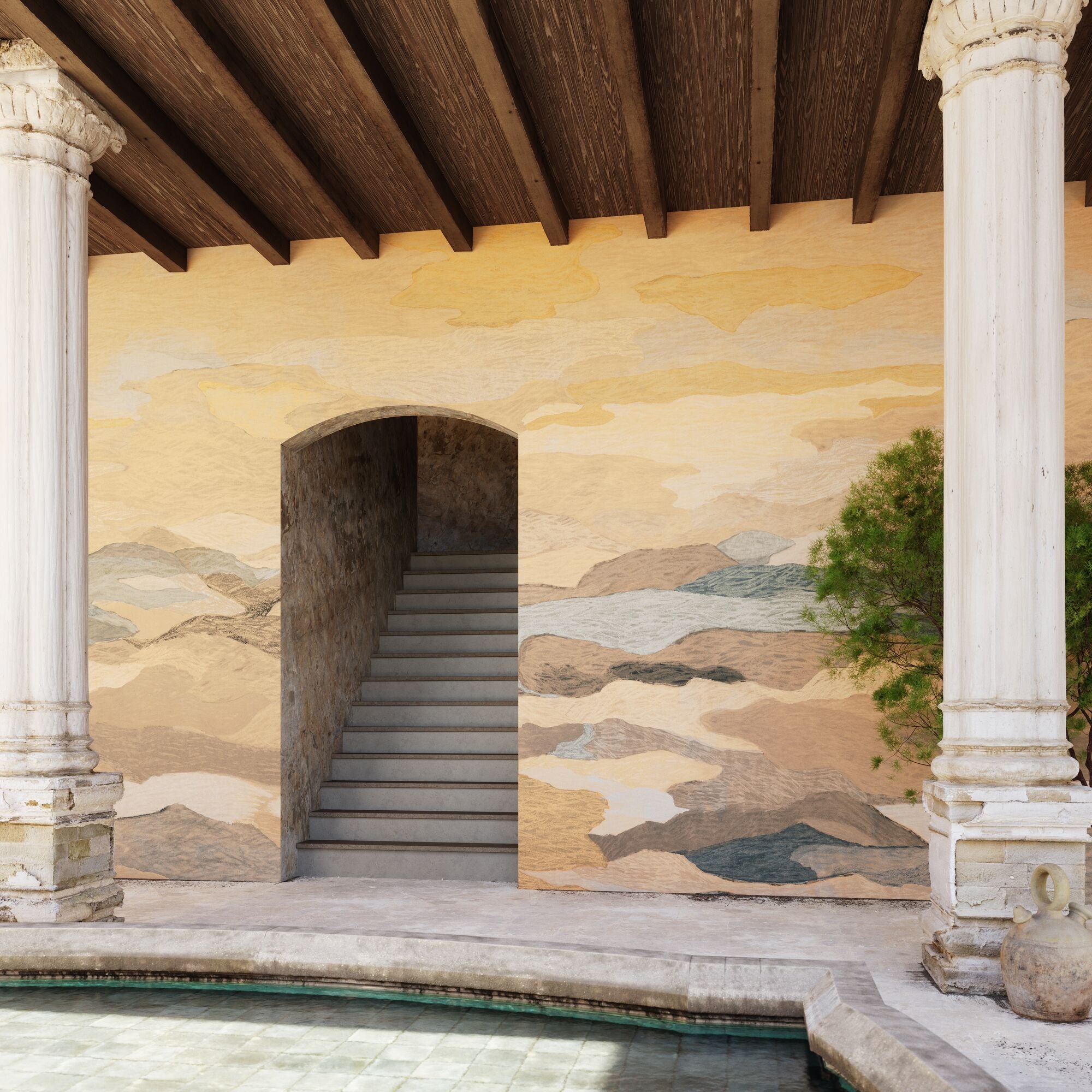 Wadi Wallpaper by Fischbacher 1819