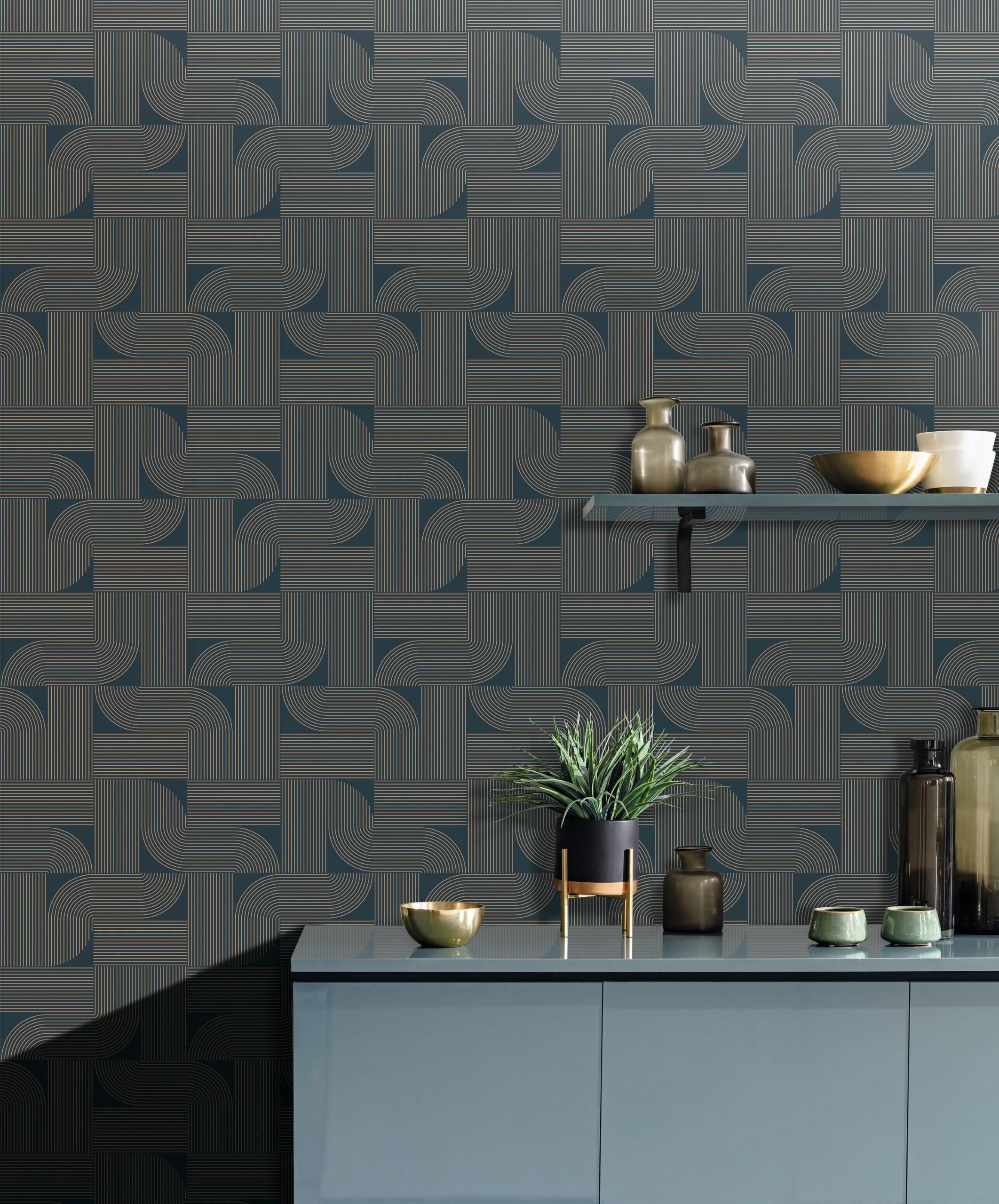 Softness Geometric Wallpaper