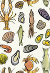 Frutti di Mare Wallpaper by Mini Moderns