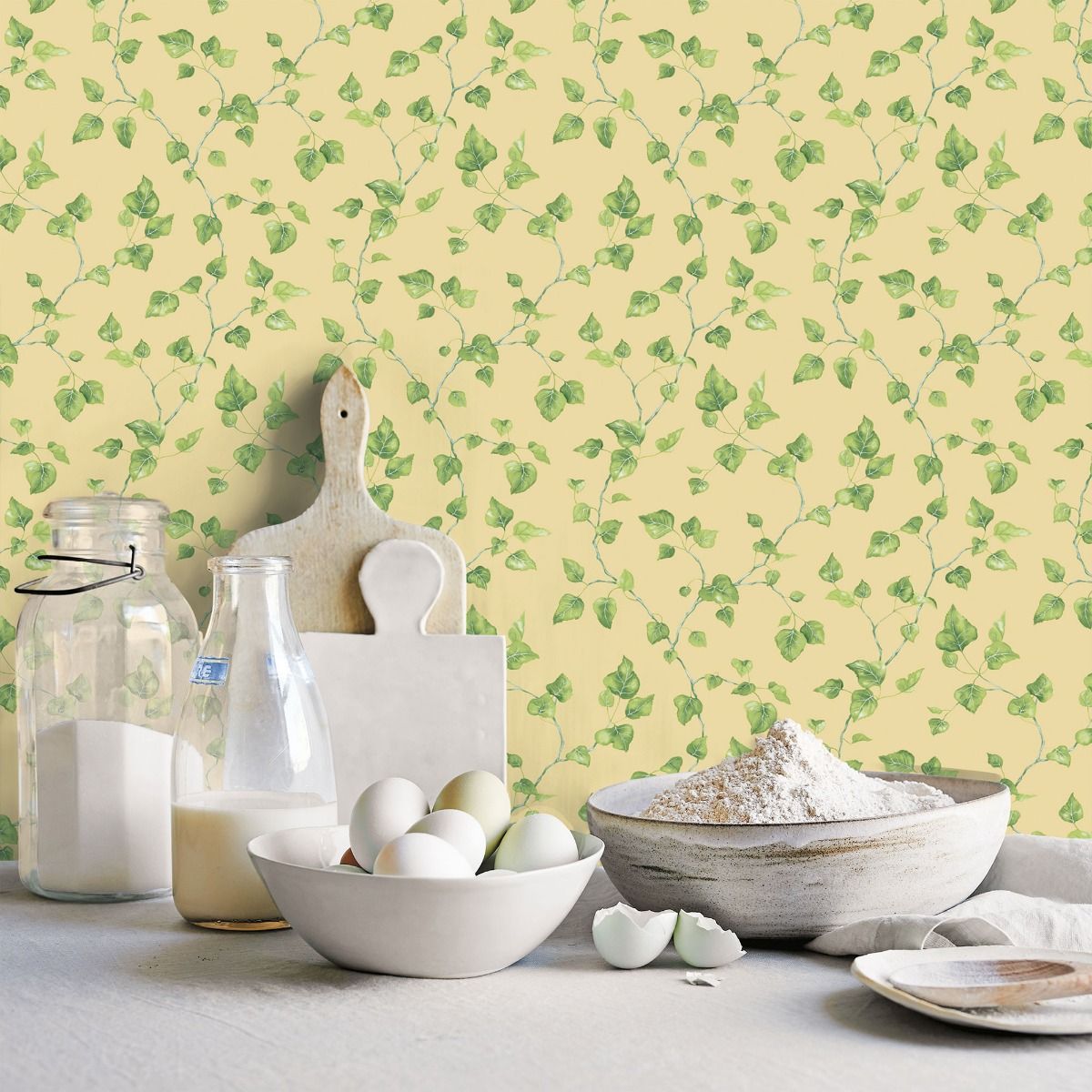 Just Ivy Wallpaper by Galerie (Just Kitchens Collection)