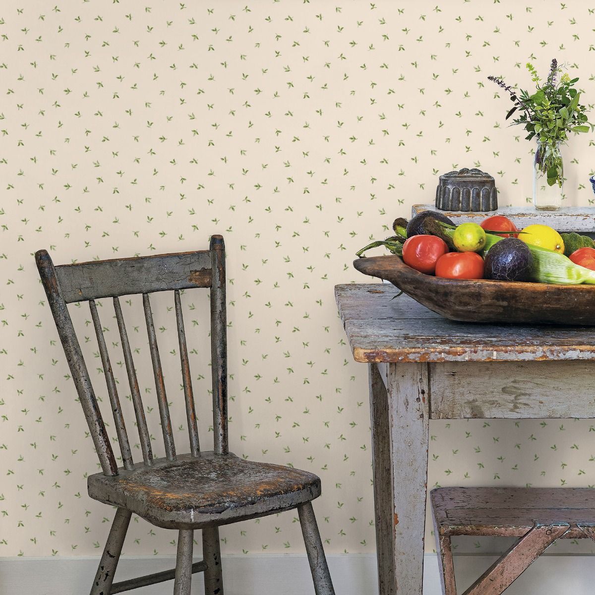 Leaf Toss Wallpaper by Galerie (Just Kitchens Collection)