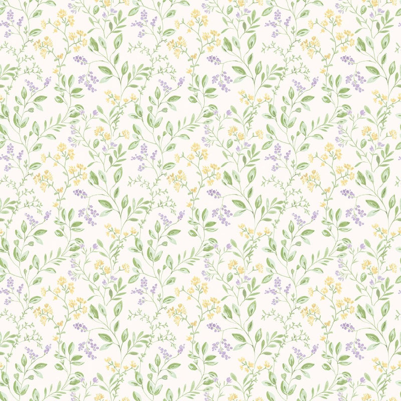 Spring Leaf Trail Wallpaper by Galerie (Just Kitchens Collection)
