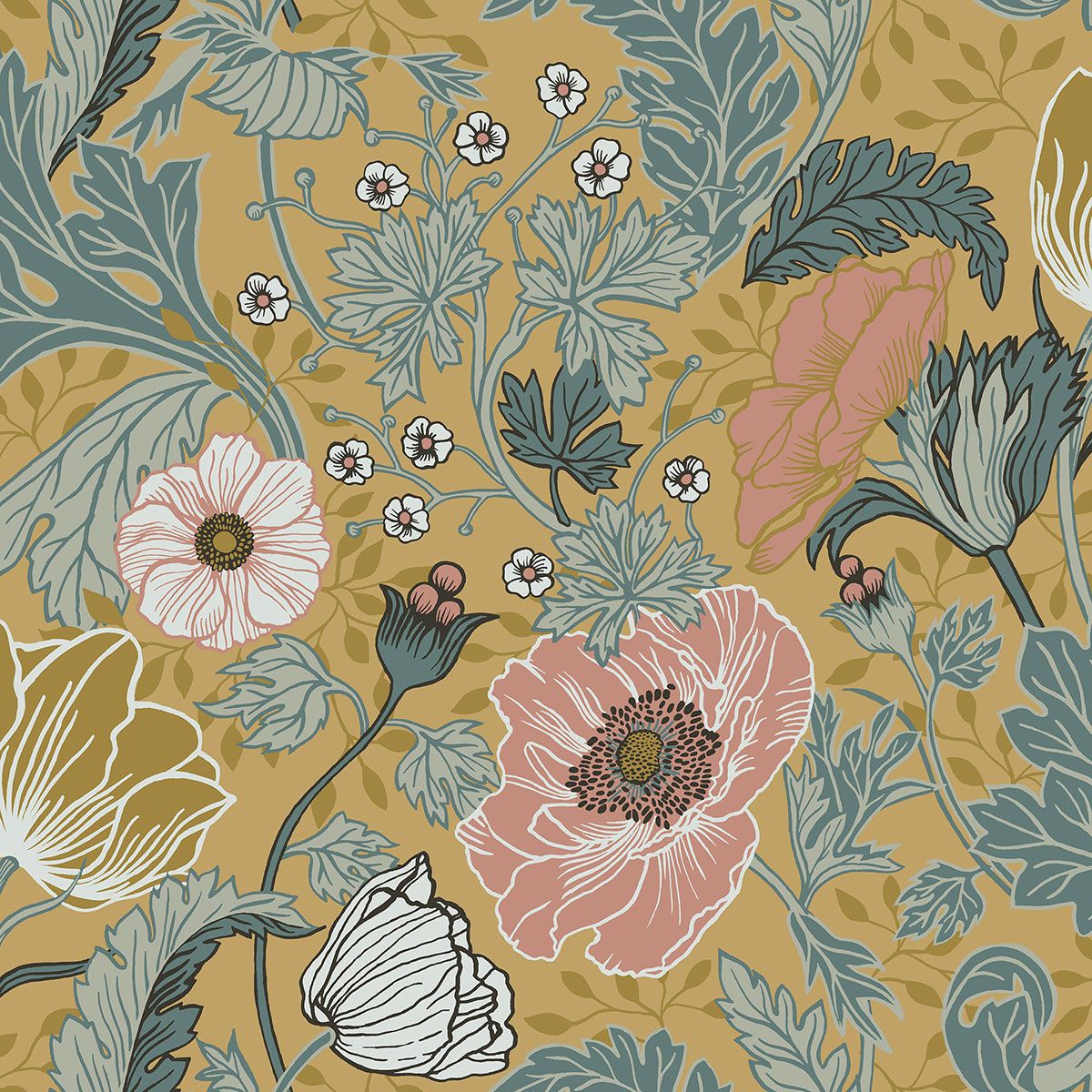 Anenome Wallpaper by Galerie (Apelviken Collection)