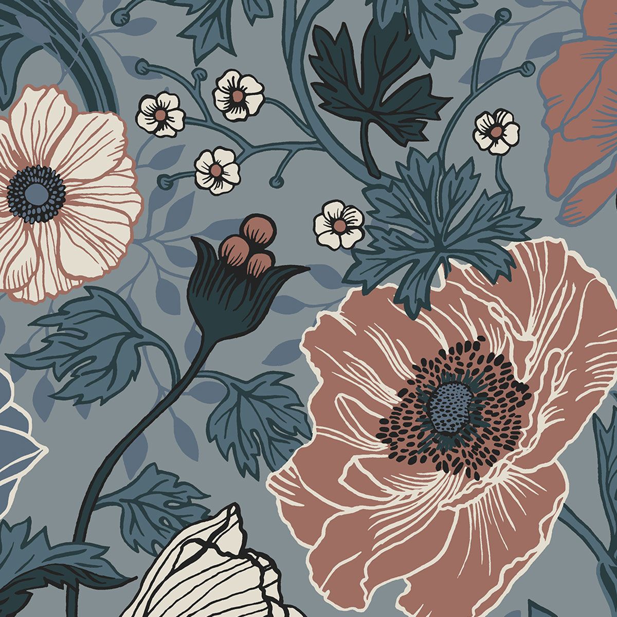 Anenome Wallpaper by Galerie (Apelviken Collection)