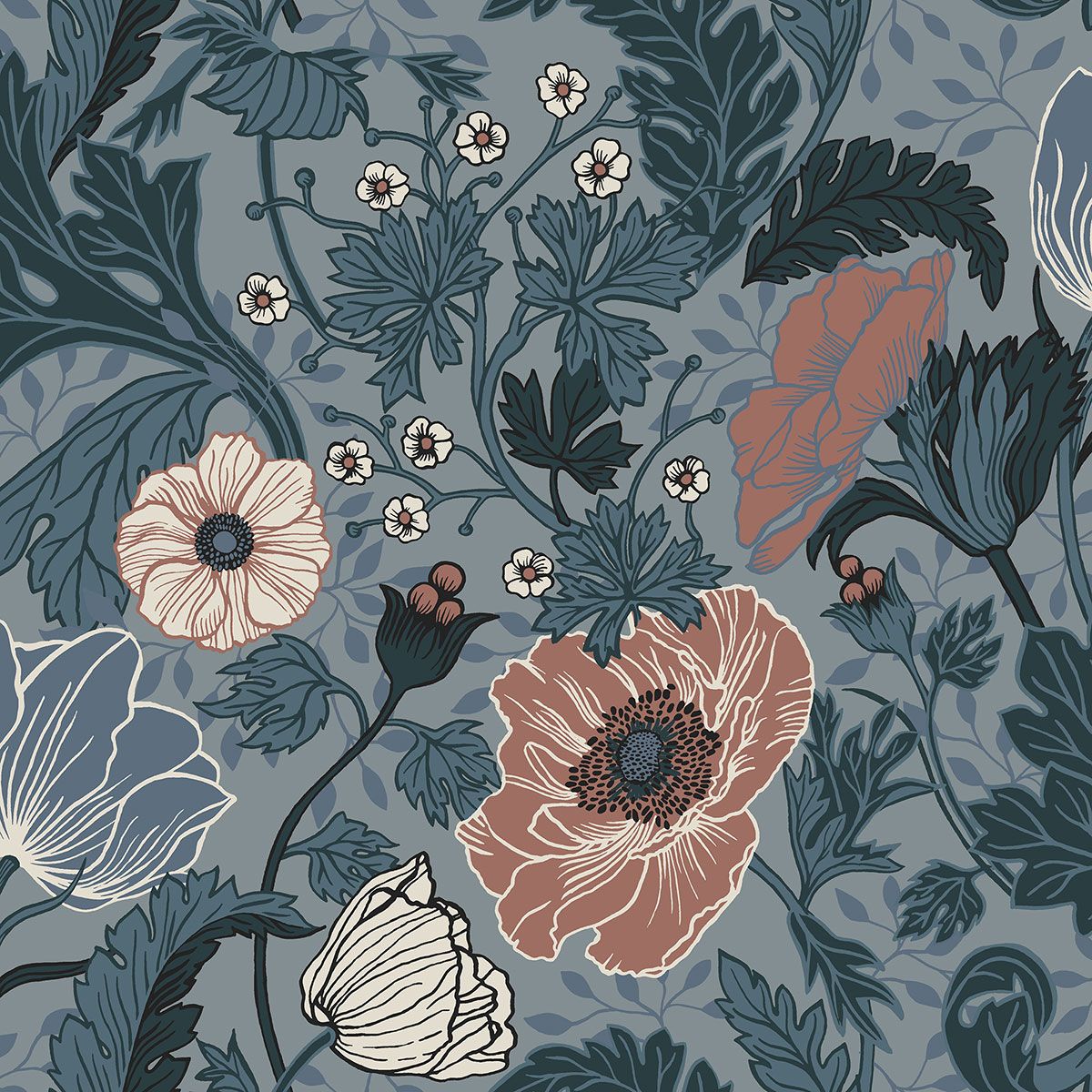Anenome Wallpaper by Galerie (Apelviken Collection)