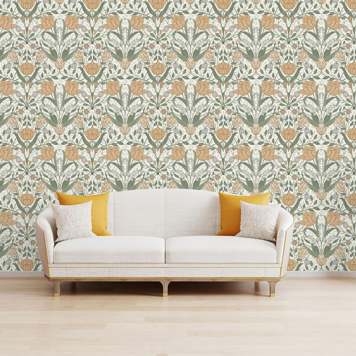 Tulip Wallpaper by Galerie (Apelviken Collection)