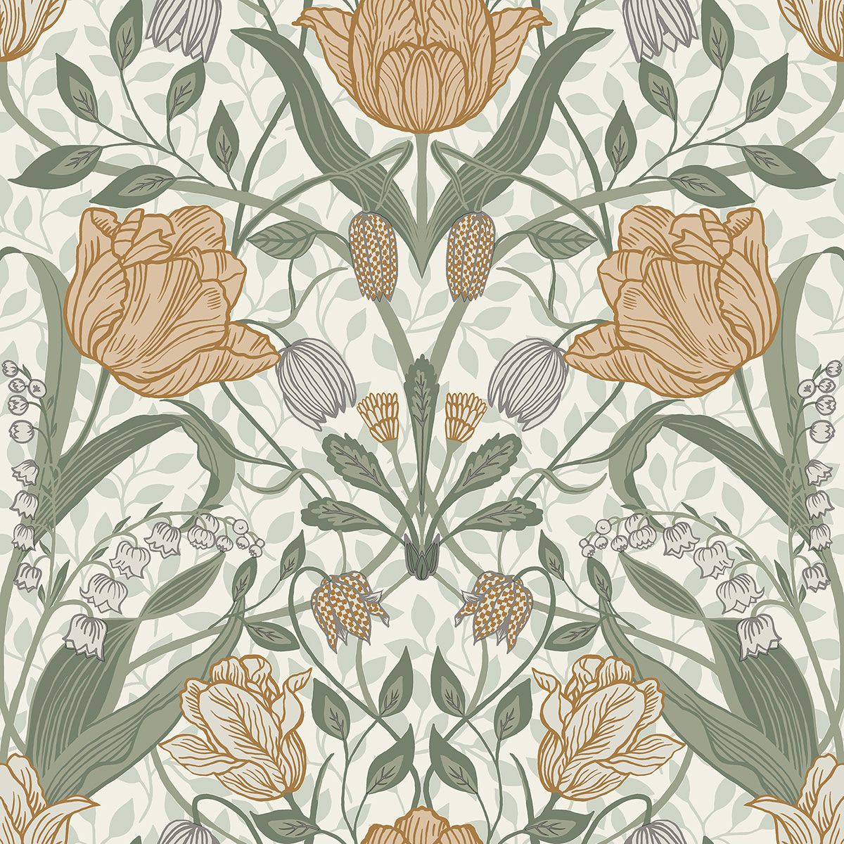 Tulip Wallpaper by Galerie (Apelviken Collection)