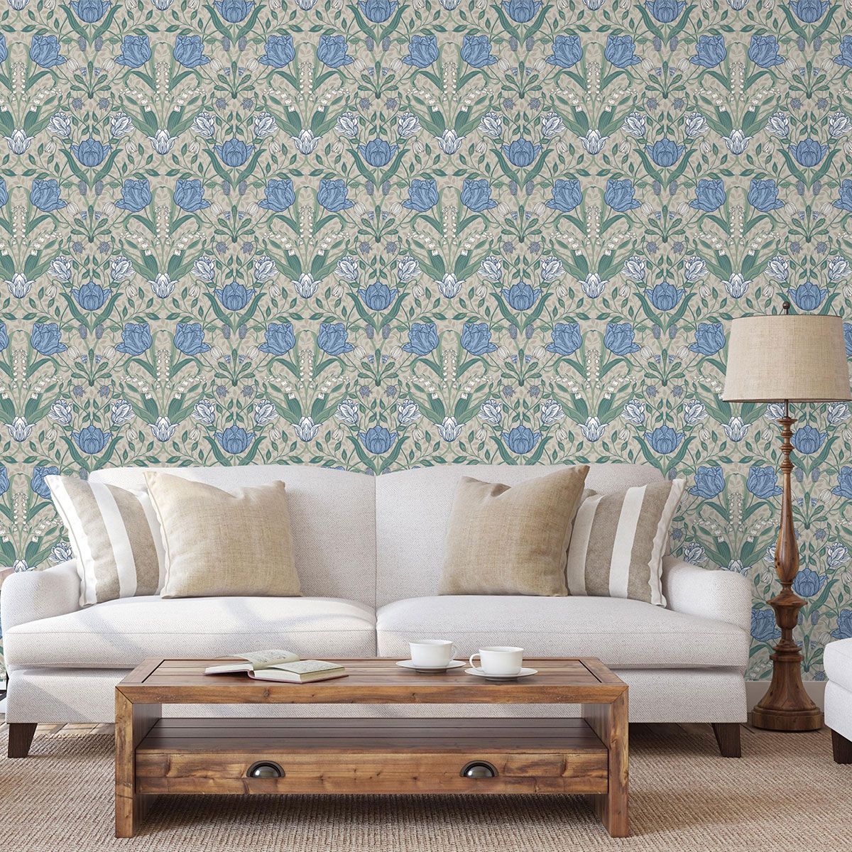 Tulip Wallpaper by Galerie (Apelviken Collection)