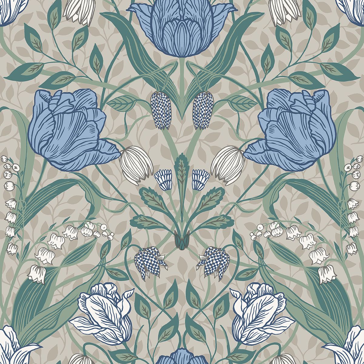 Tulip Wallpaper by Galerie (Apelviken Collection)