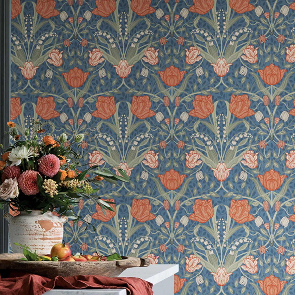 Tulip Wallpaper by Galerie (Apelviken Collection)