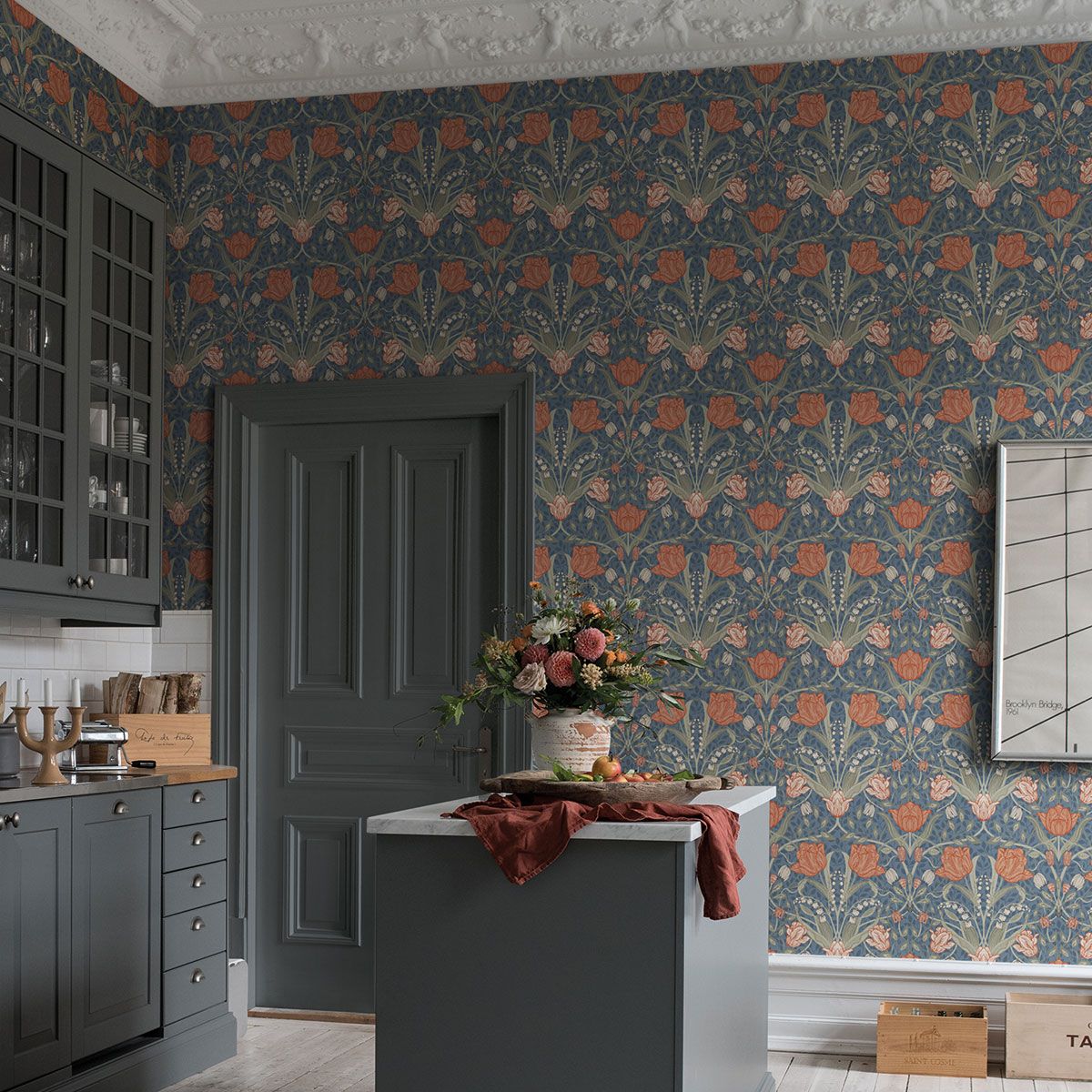 Tulip Wallpaper by Galerie (Apelviken Collection)
