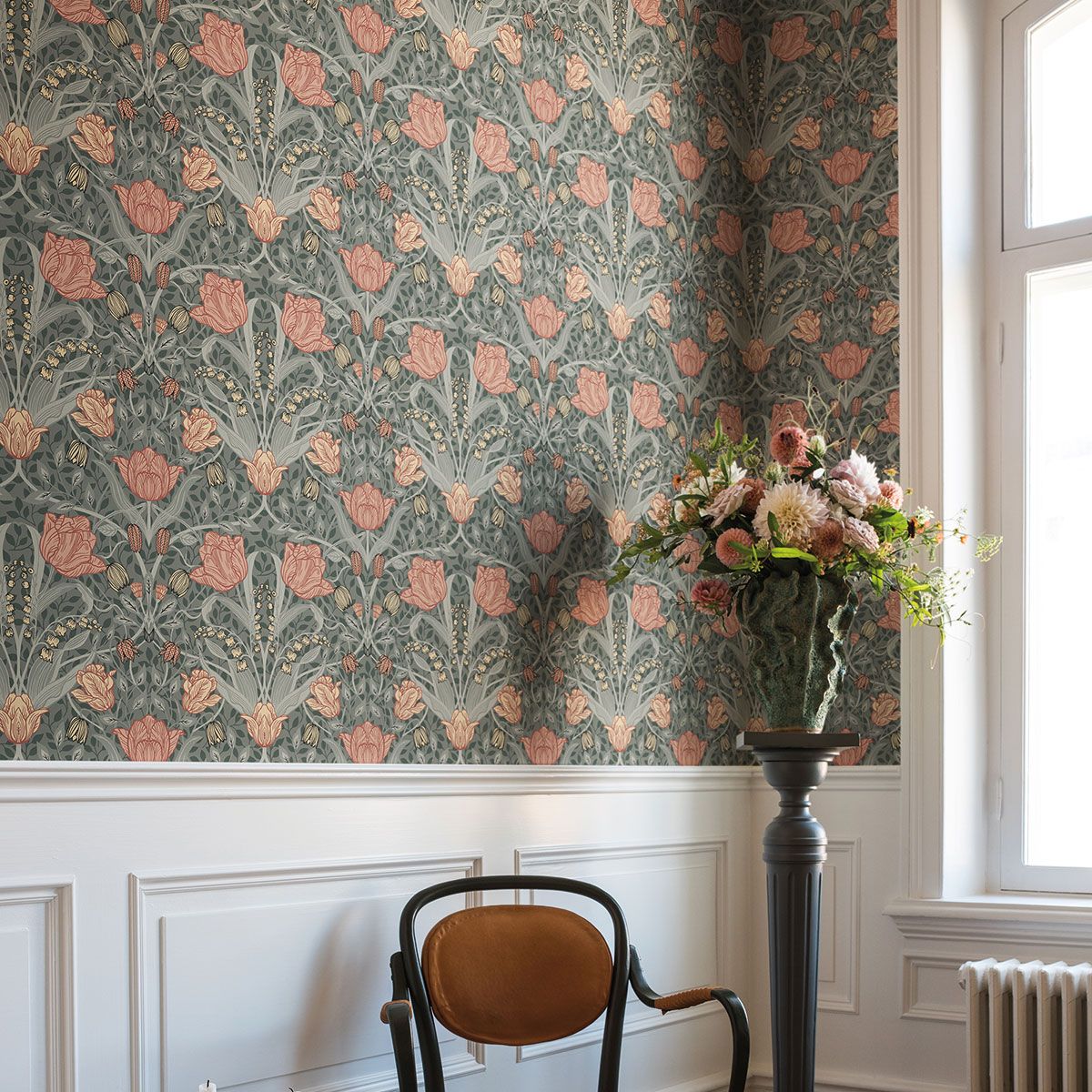 Tulip Wallpaper by Galerie (Apelviken Collection)