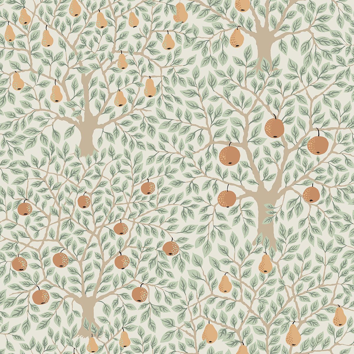 Apples and Pears Wallpaper by Galerie (Apelviken Collection)