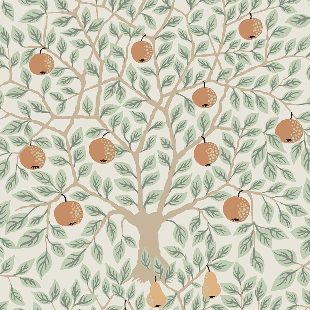 Apples and Pears Wallpaper by Galerie (Apelviken Collection)