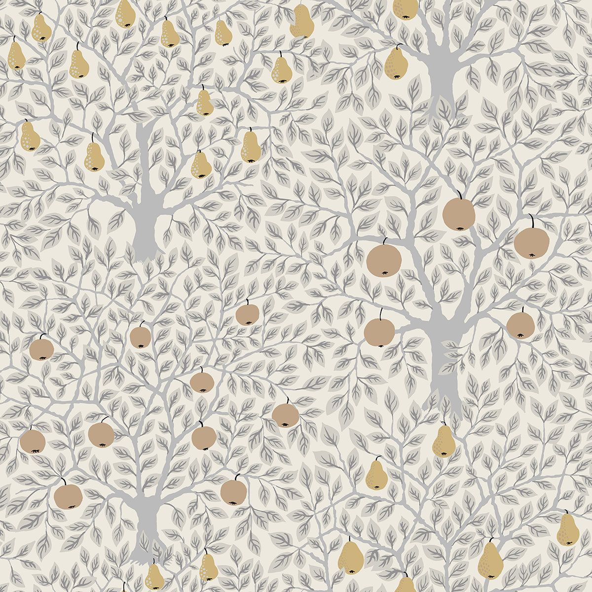 Apples and Pears Wallpaper by Galerie (Apelviken Collection)