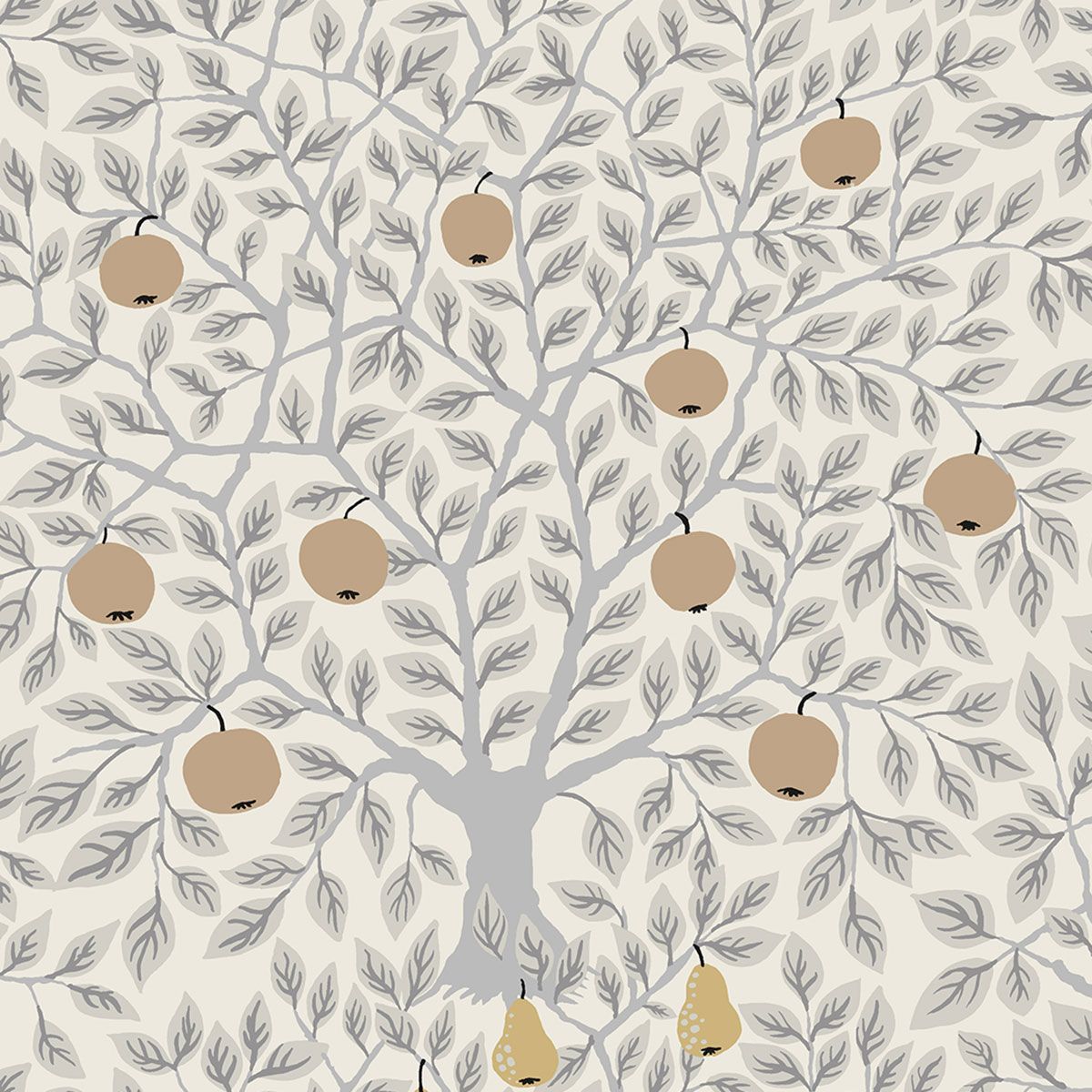 Apples and Pears Wallpaper by Galerie (Apelviken Collection)