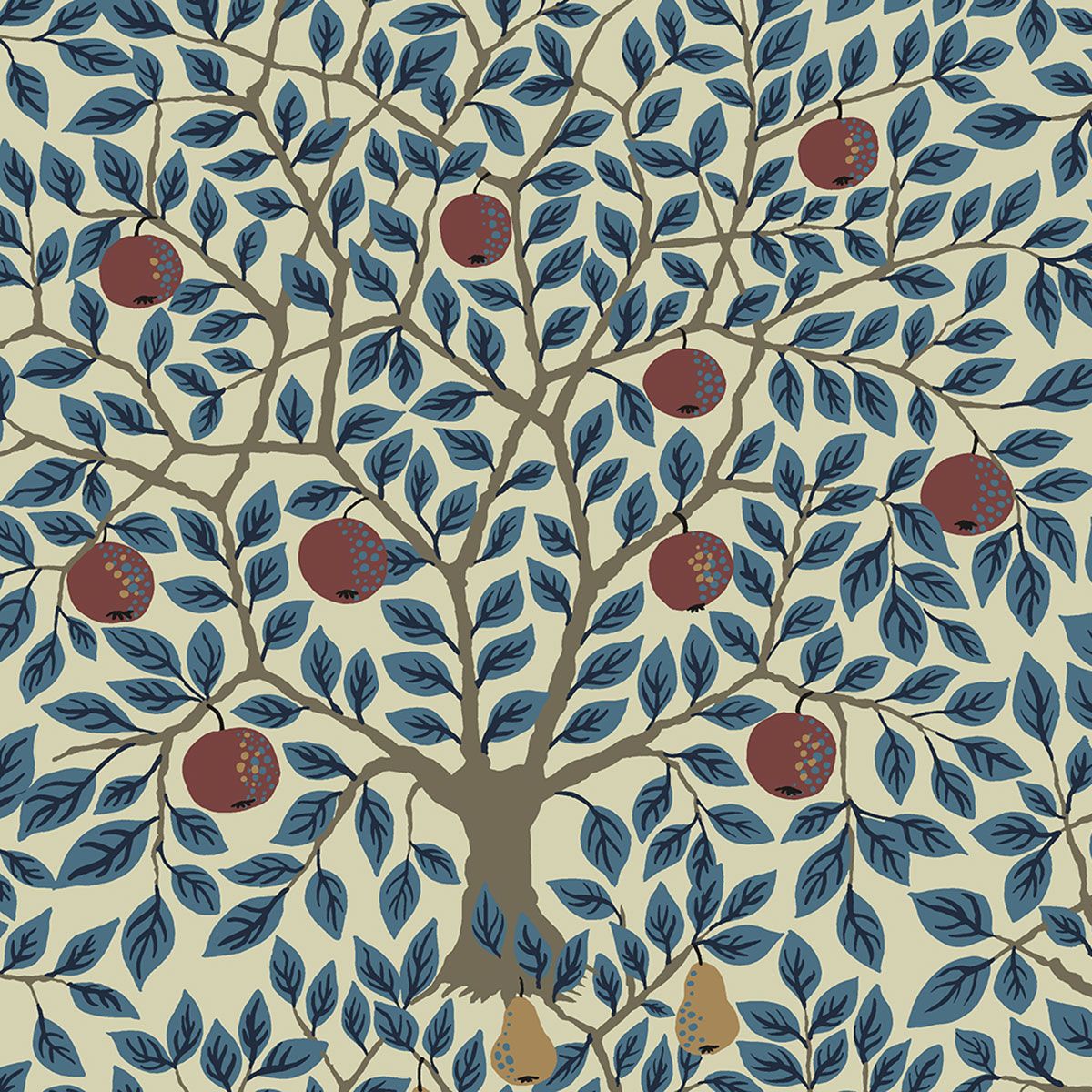 Apples and Pears Wallpaper by Galerie (Apelviken Collection)