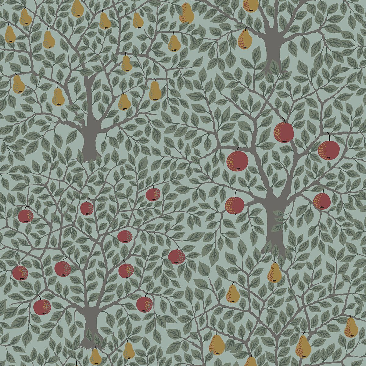 Apples and Pears Wallpaper by Galerie (Apelviken Collection)