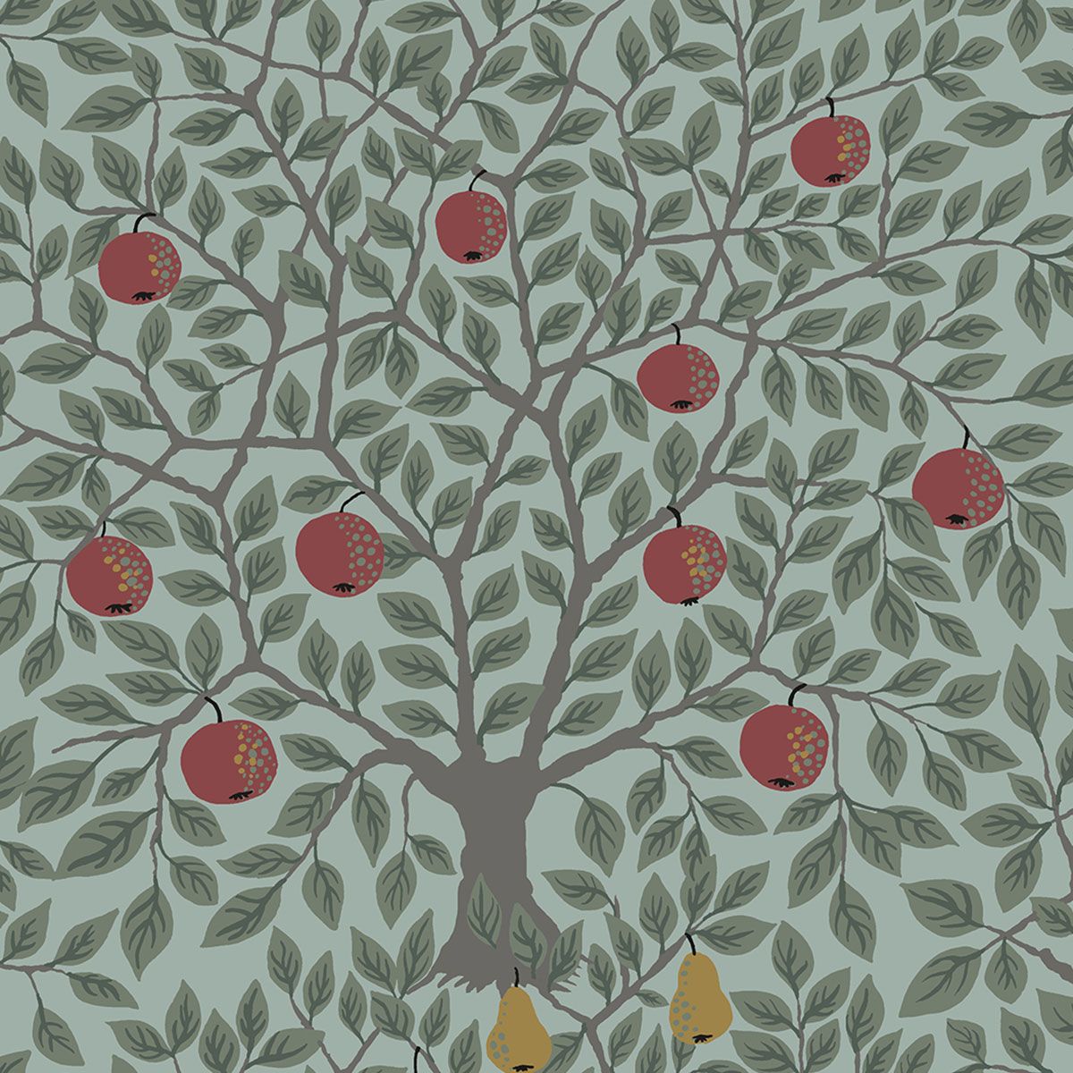 Apples and Pears Wallpaper by Galerie (Apelviken Collection)