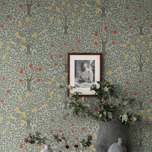 Apples and Pears Wallpaper by Galerie (Apelviken Collection)