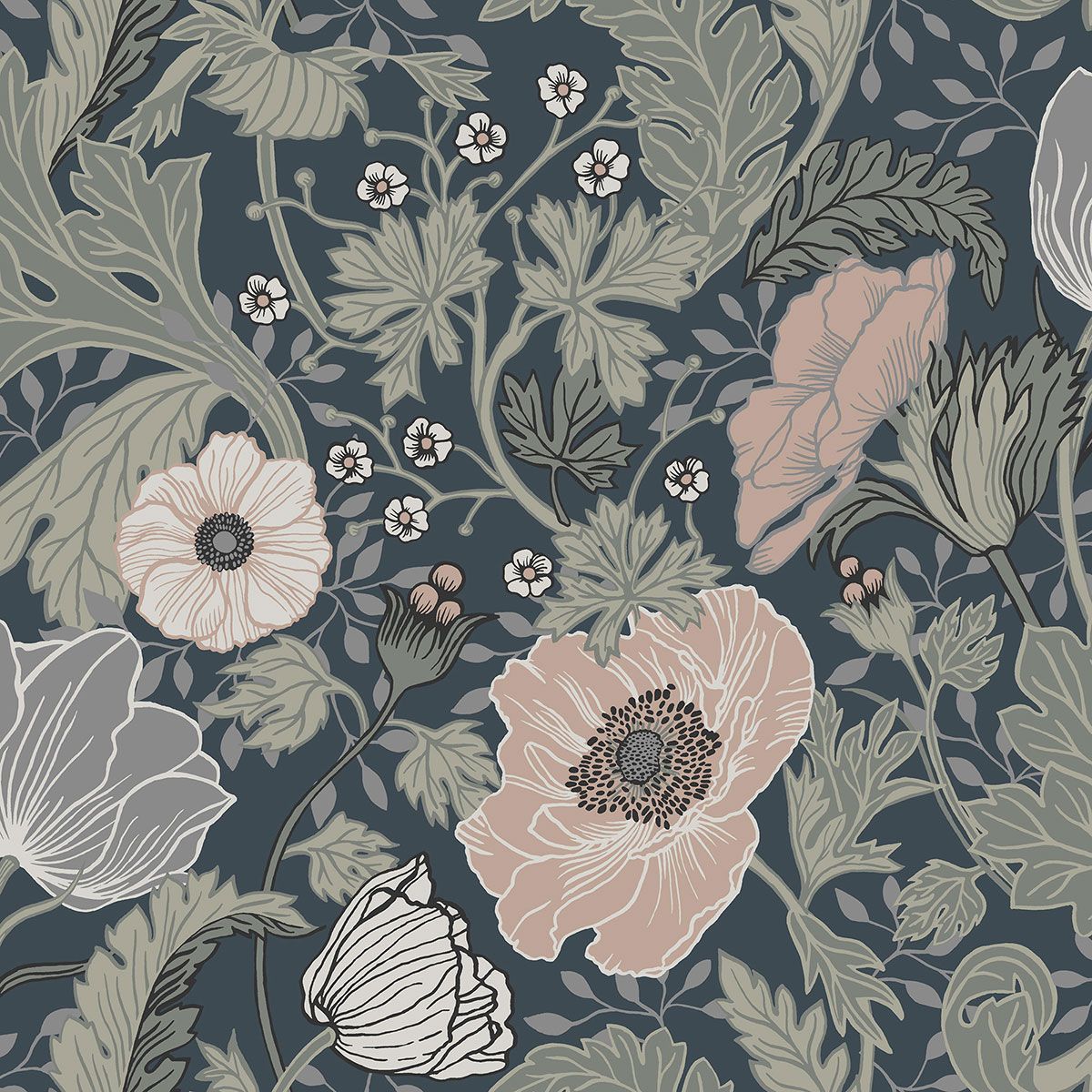 Anenome Wallpaper by Galerie (Apelviken 2 Collection)
