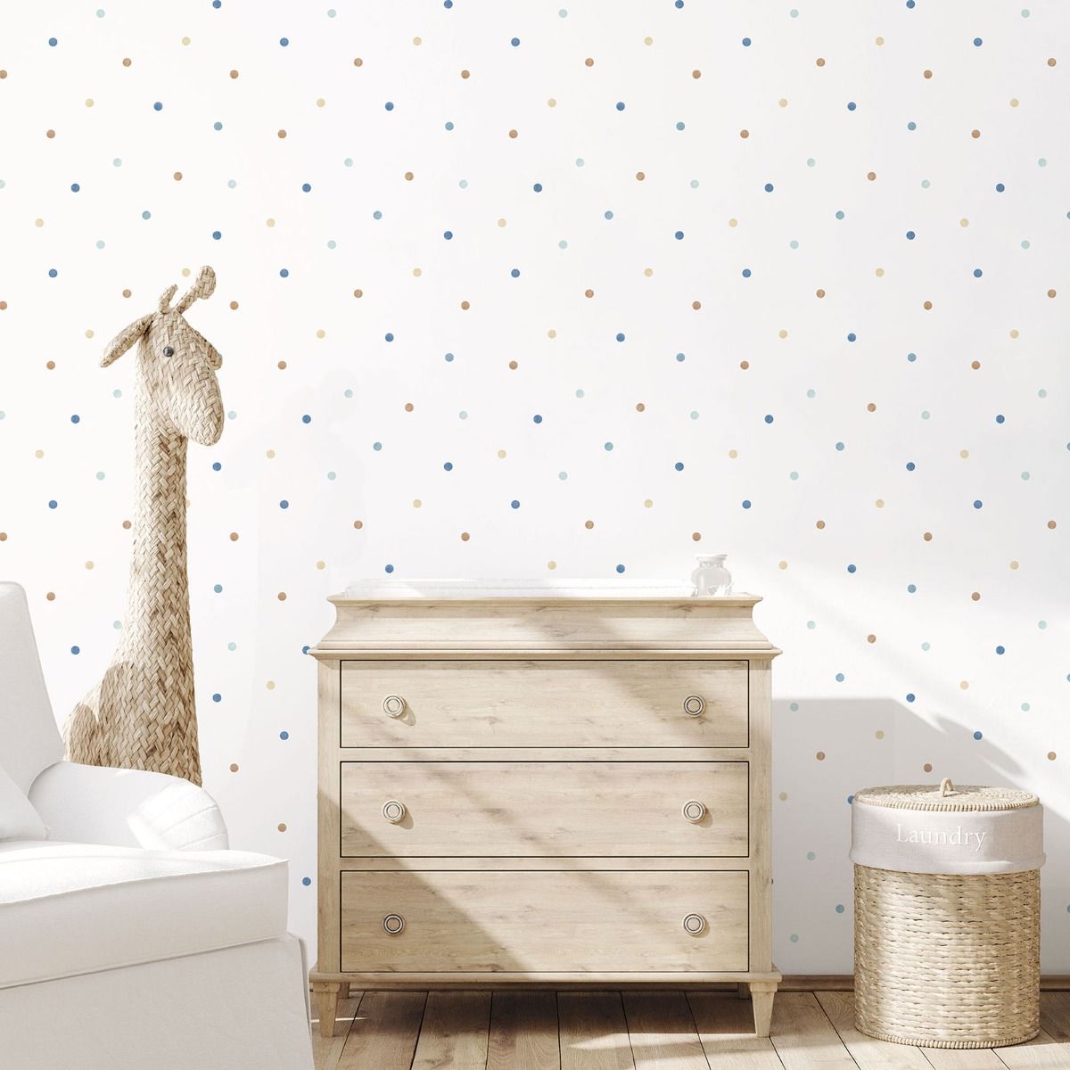 Dots Wallpaper by Galerie (Tiny Tots 2 Collection)