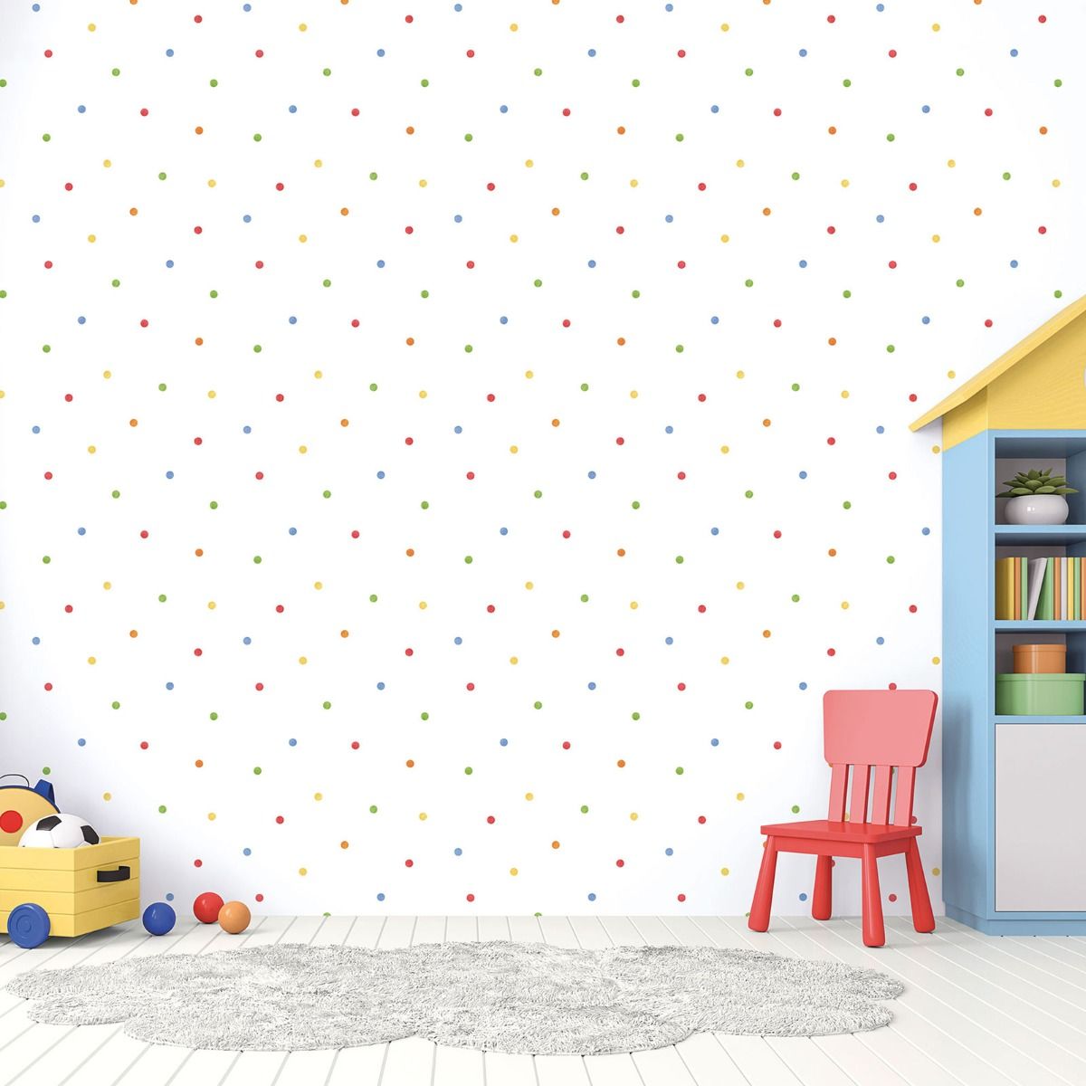 Dots Wallpaper by Galerie (Tiny Tots 2 Collection)