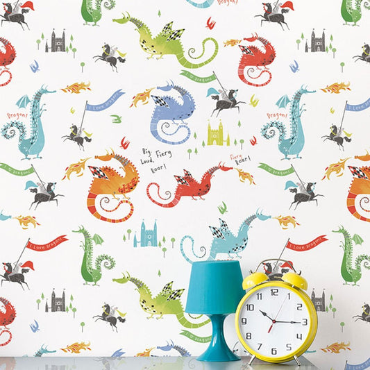 Dragons Wallpaper by Galerie (Tiny Tots 2 Collection)