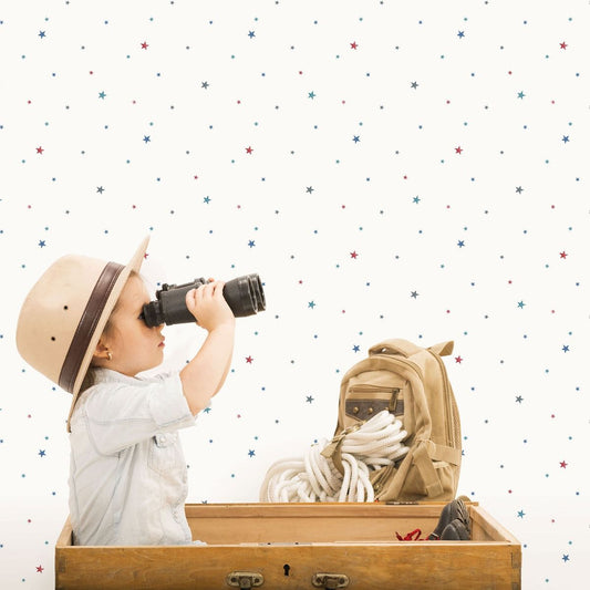 Stars Wallpaper by Galerie (Tiny Tots 2 Collection)