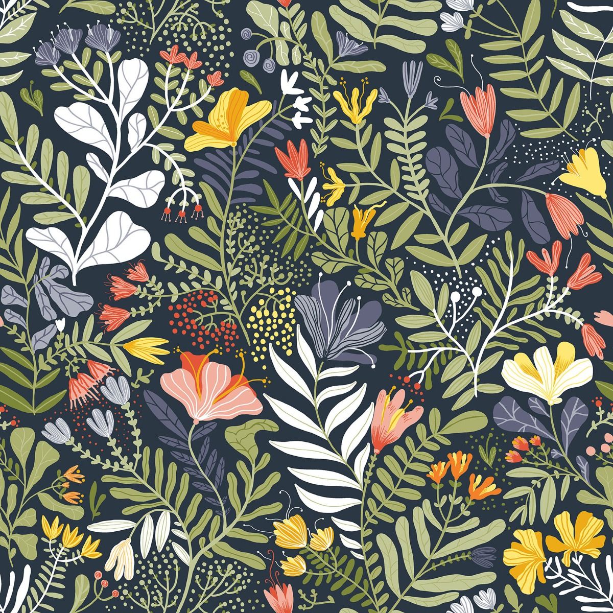 Brittsommar Wallpaper by Galerie (Sommarang Collection)