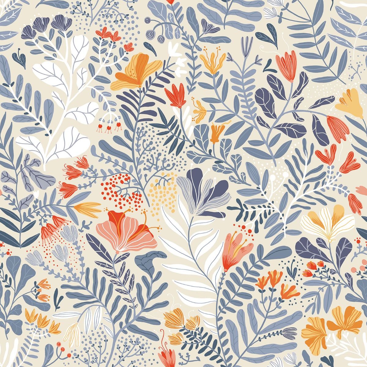 Brittsommar Wallpaper by Galerie (Sommarang Collection)