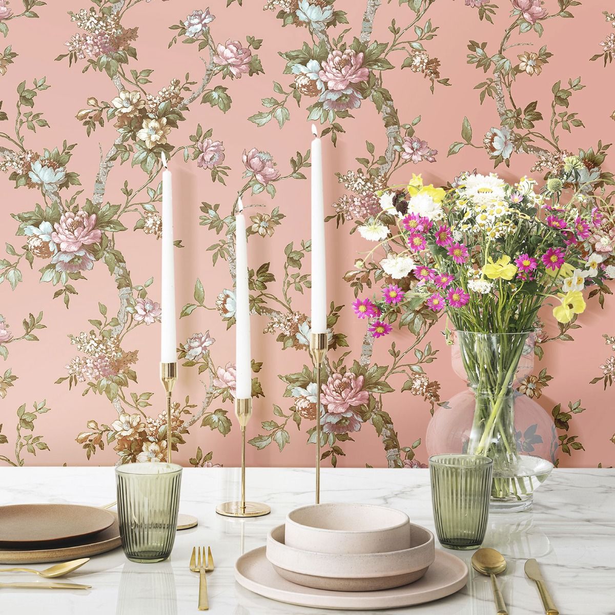 Ramo Edra Wallpaper by Galerie (Cottage Chic Collection)