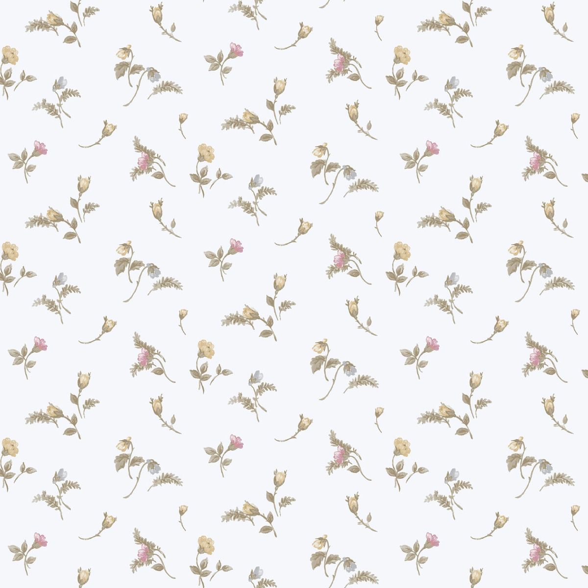 Bocciolo Blu Wallpaper by Galerie (Cottage Chic Collection)