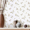 Bocciolo Blu Wallpaper by Galerie (Cottage Chic Collection)