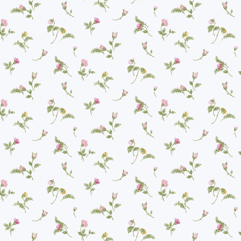 Bocciolo Blu Wallpaper by Galerie (Cottage Chic Collection)
