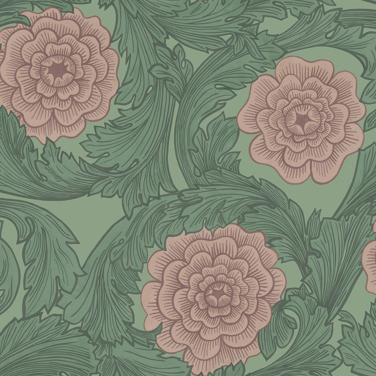 Big Bloom Wallpaper by Galerie (Blomstermala Collection)