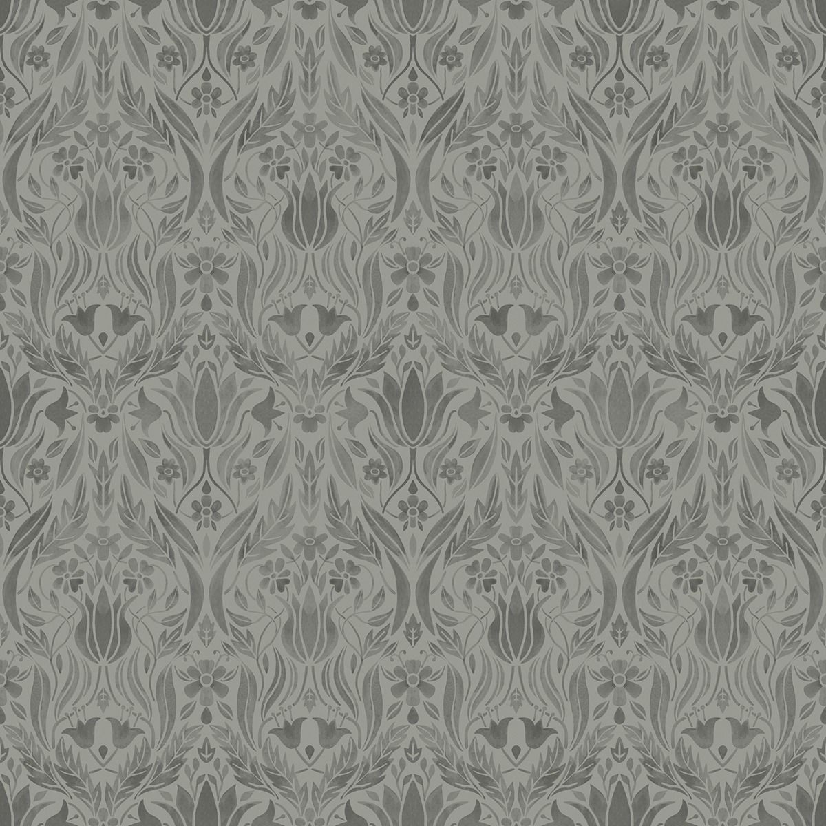 Floral Collage Wallpaper by Galerie (Blomstermala Collection)